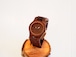銘木紫檀で製作された木製腕時計（三つ折りバックルタイプ）