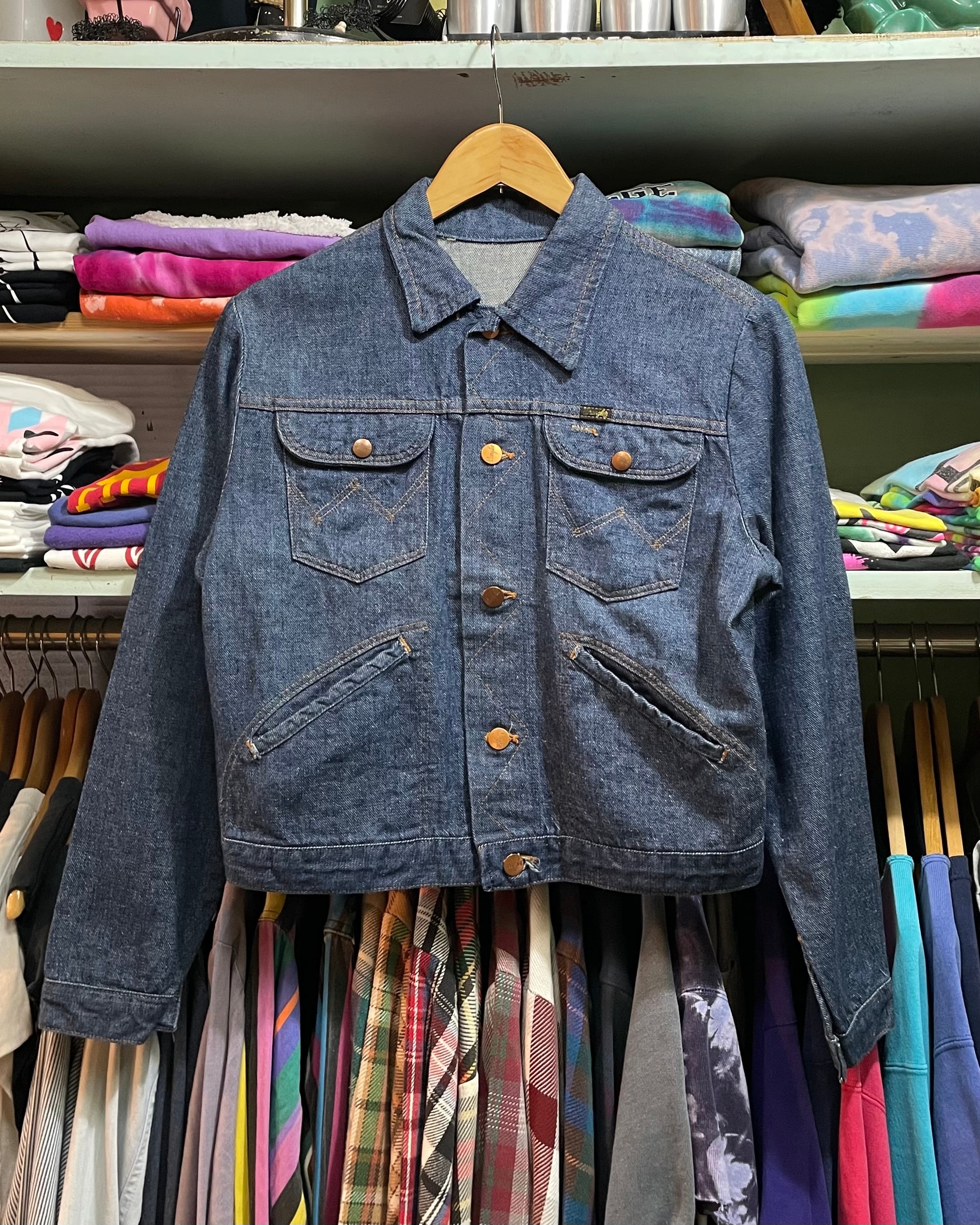 70's "WRANGLER" denim jacket (beady clothing)