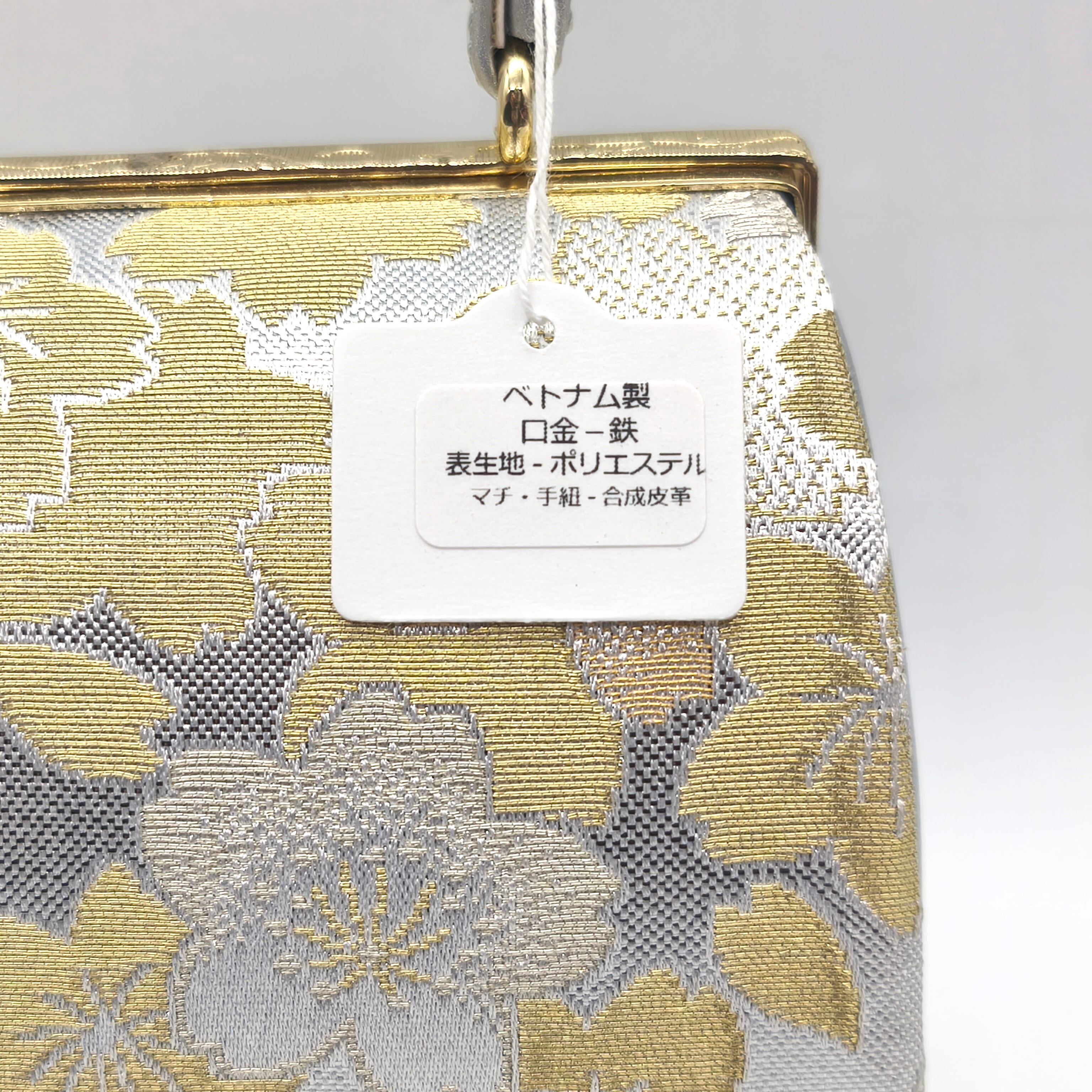 一輪館・和装バッグ・草履セット・花文様・No.260504-39・梱包サイズ