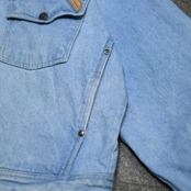 Columbia "TOUGH MOTHER JEANS" wide silhouette denim tracker jacket
