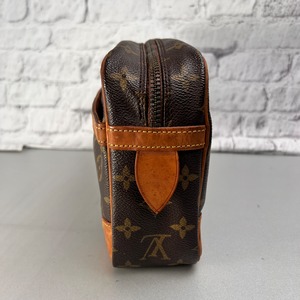 LOUIS VUITTON ルイヴィトン モノグラム トロカデロ  レザー セカンドバッグ ブラウン A-12144
