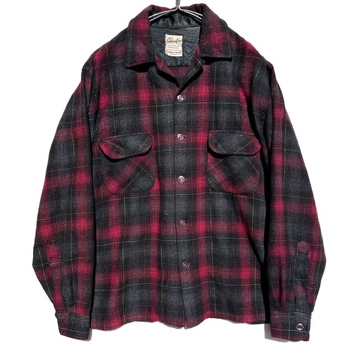 [Golden Line] Vintage open collar wool shirt [1960s-] Vintage Wool Shirt