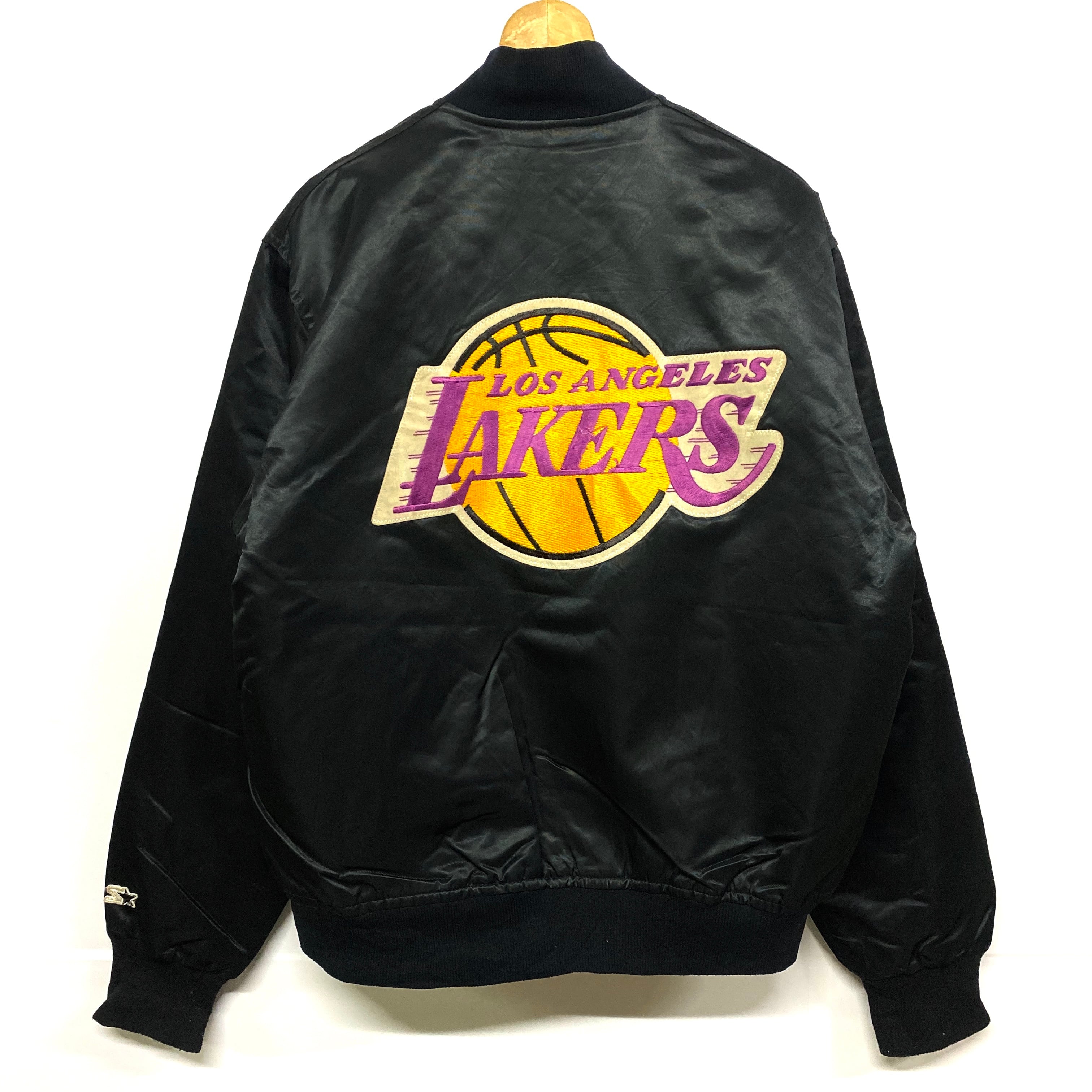 【美品】NBA LAKERS レイカーズ　スタジャン　ショート丈　90s 80s