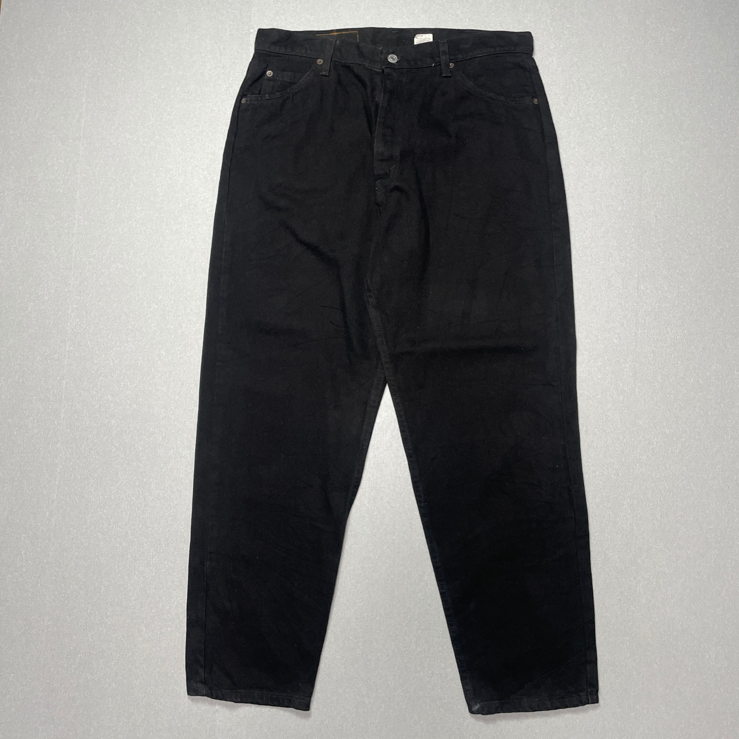 90s made in USA Levi's ブラックデニム 90's LEVI'S 15961/BLACK DENIM PANTS/ブラックデニムパンツ/SIZE 16S