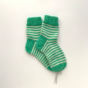 Hand Knitted Socks / Stripe