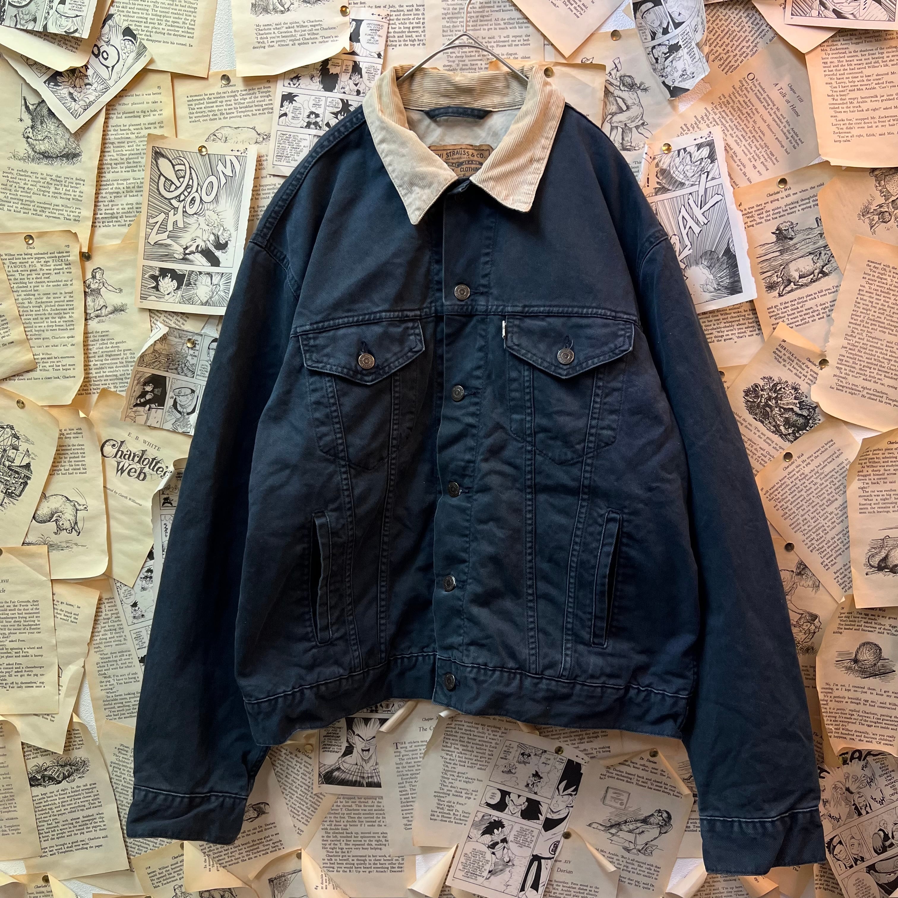 96年イタリア製Levi's コーデュロイカラー トラッカージャケット