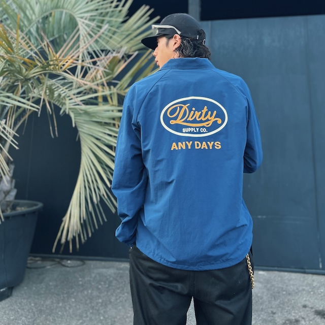 アットダーティー AT-DIRTY コーチジャケット メンズ ブラック ANY DAYS COACH JACKET アットダーティー AT-DIRTY コーチジャケット メンズ ブラック ANY DAYS COACH JACKET