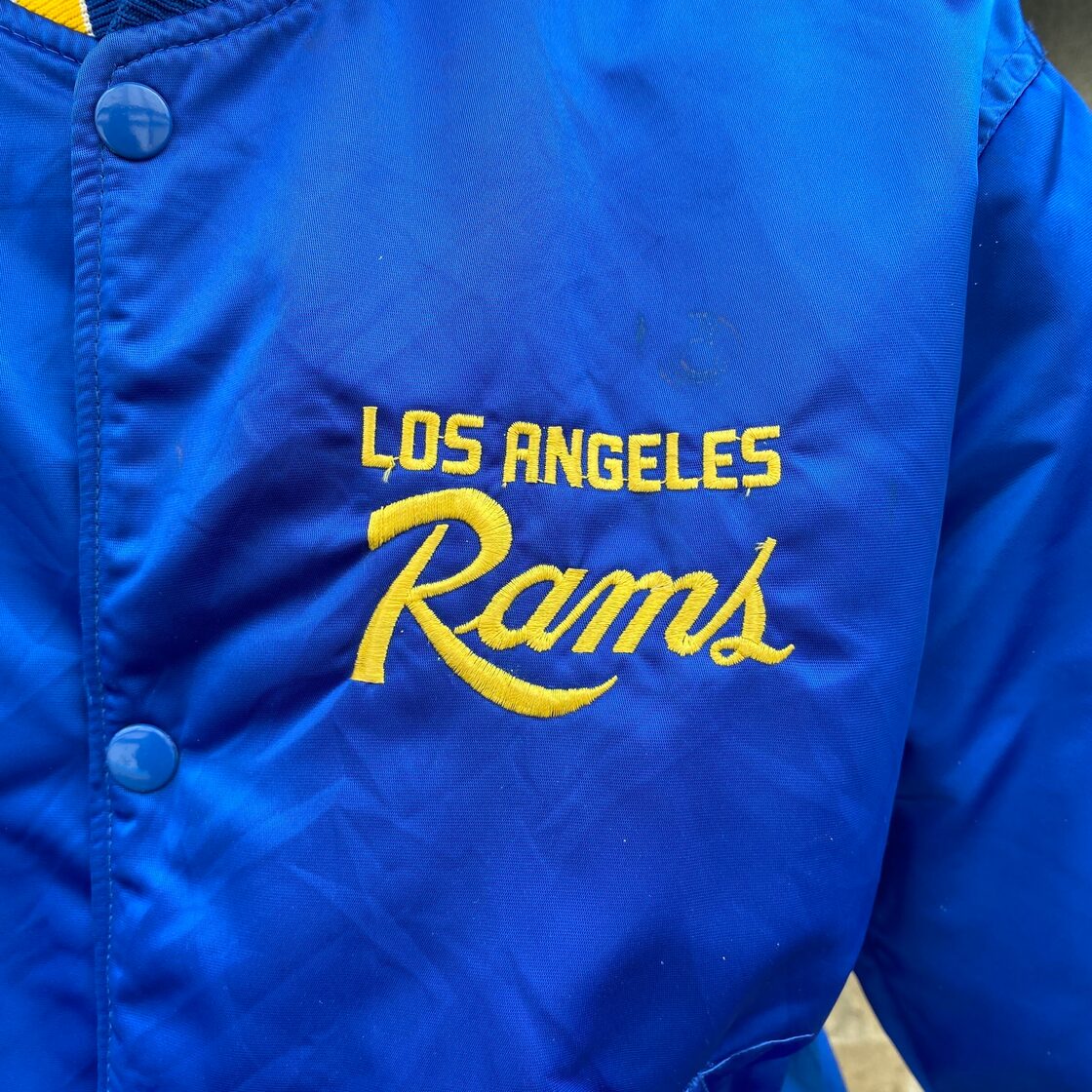 USA製 90年代 スターター NFL ナイロンスタジャン メンズM 古着 90s 
