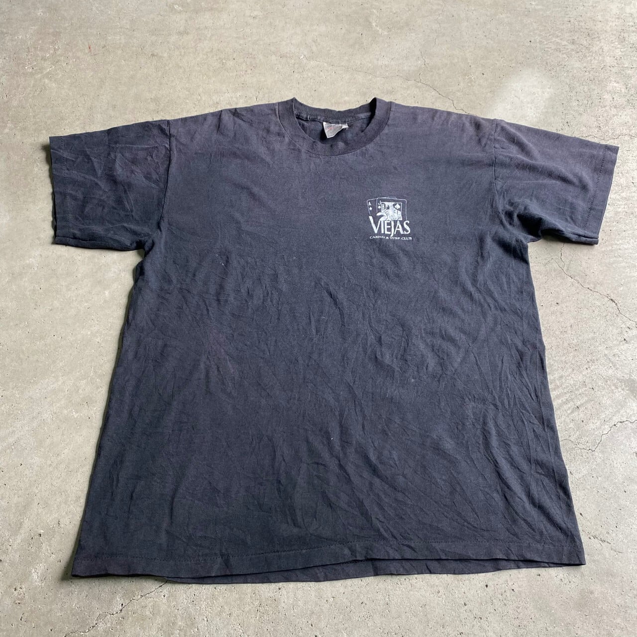 90年代 USA製 VIEJAS CASINO & TURF CLUB ロゴプリント Tシャツ 90年代 USA製 VIEJAS CASINO & TURF CLUB ロゴプリント Tシャツ