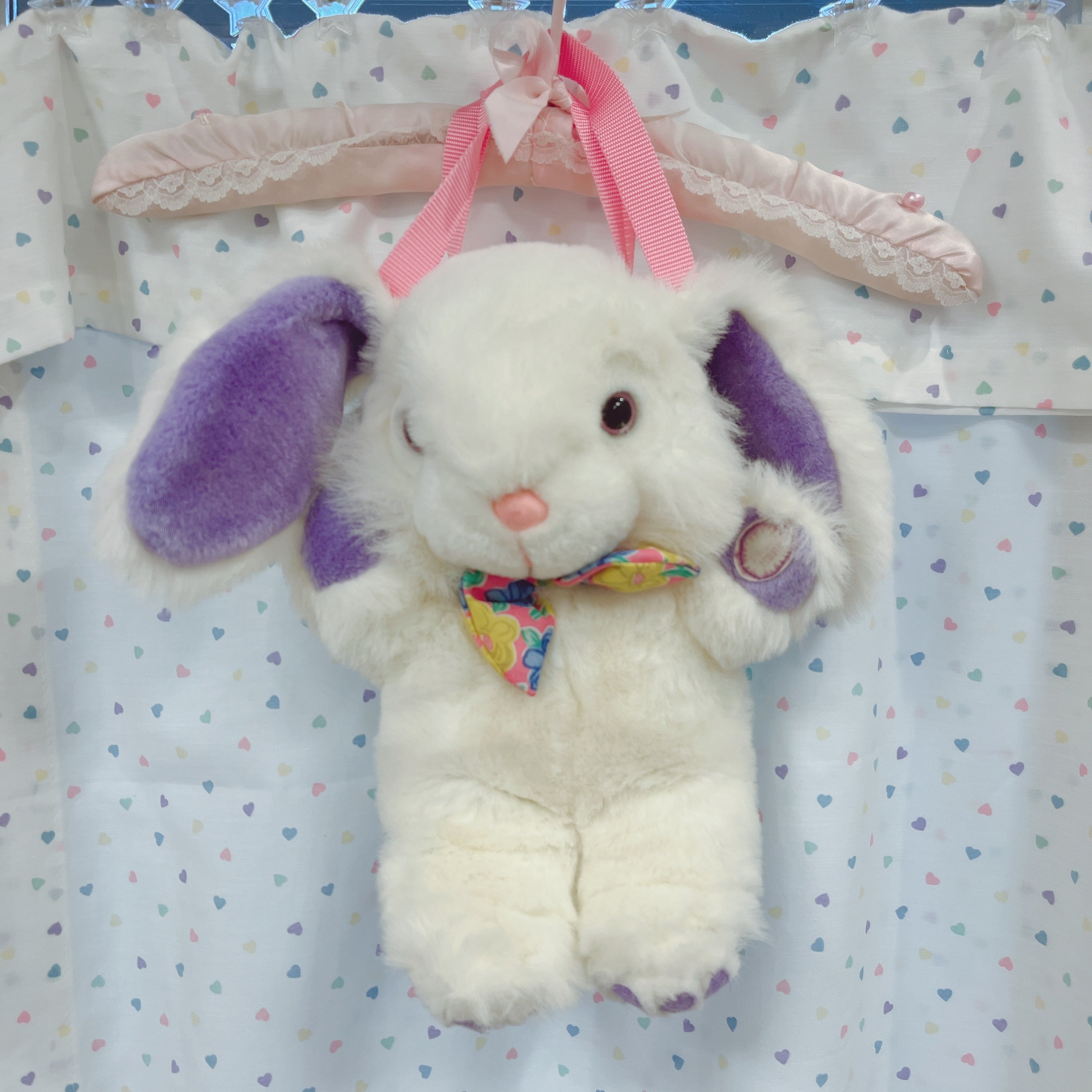 ♡パステルハートシェルフ ハンドペイント レトロファンシートイ spank♡ ♡パステルハートフラットシーツ レア USAレトロファンシートイ spank