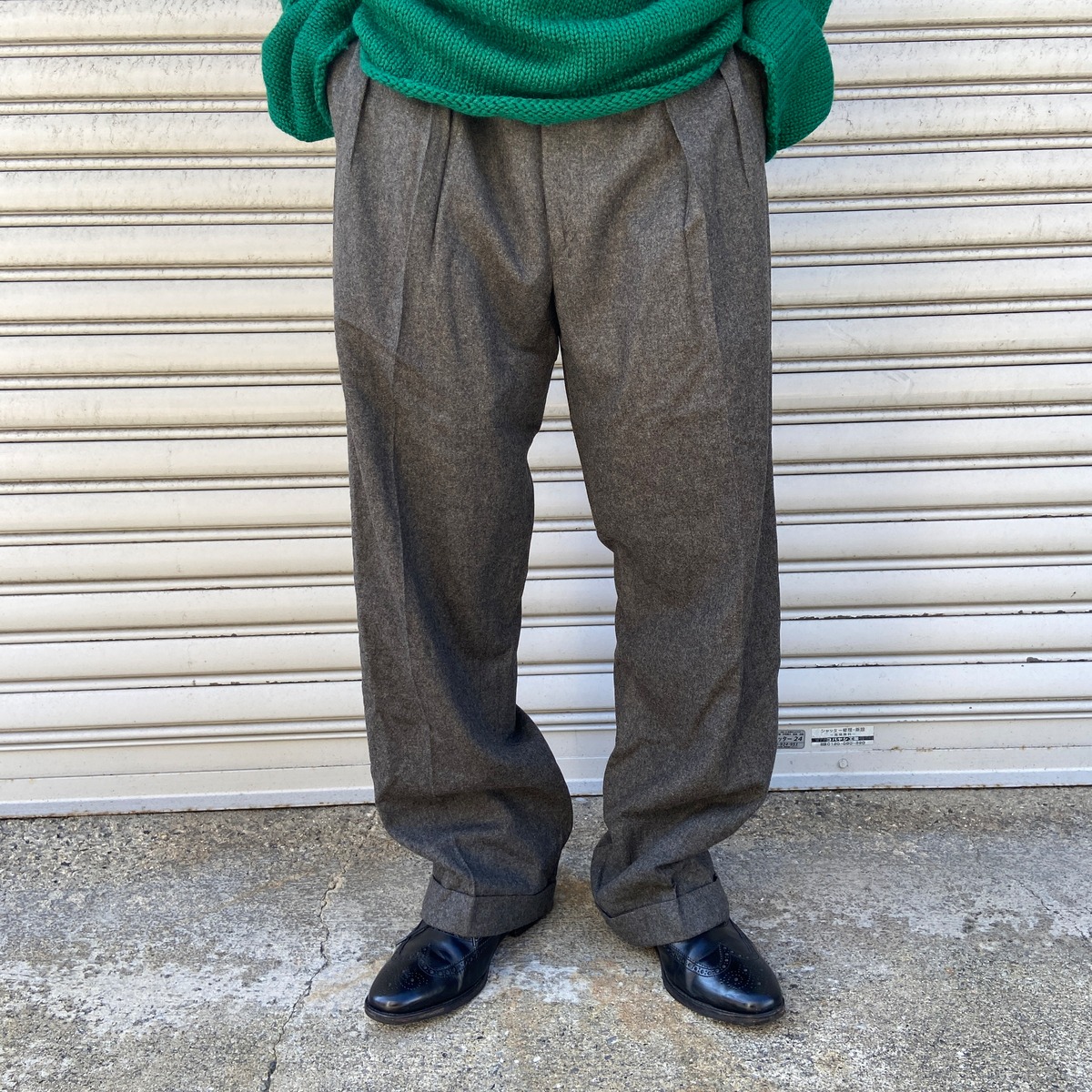 極上品!!】00s Ralph Lauren 2タックスラックス W36L29 - スラックス