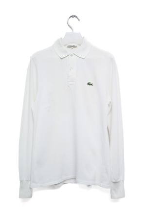 "LACOSTE" Long Sleeve Polo Shirt Made in FRANCE