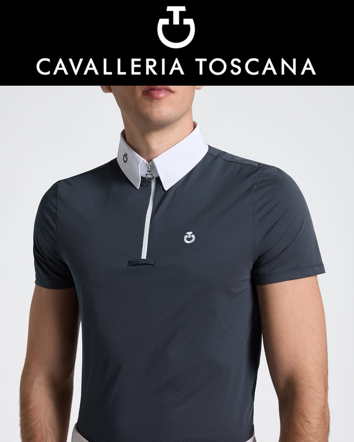 【未使用】CAVALLERIA TOSCANA カヴァレリア トスカーナ Frame LINE 競技用 ショー ライディング シャツ ロングスリーブ M 乗馬 馬術 000000004289_P5fn19o.jpg