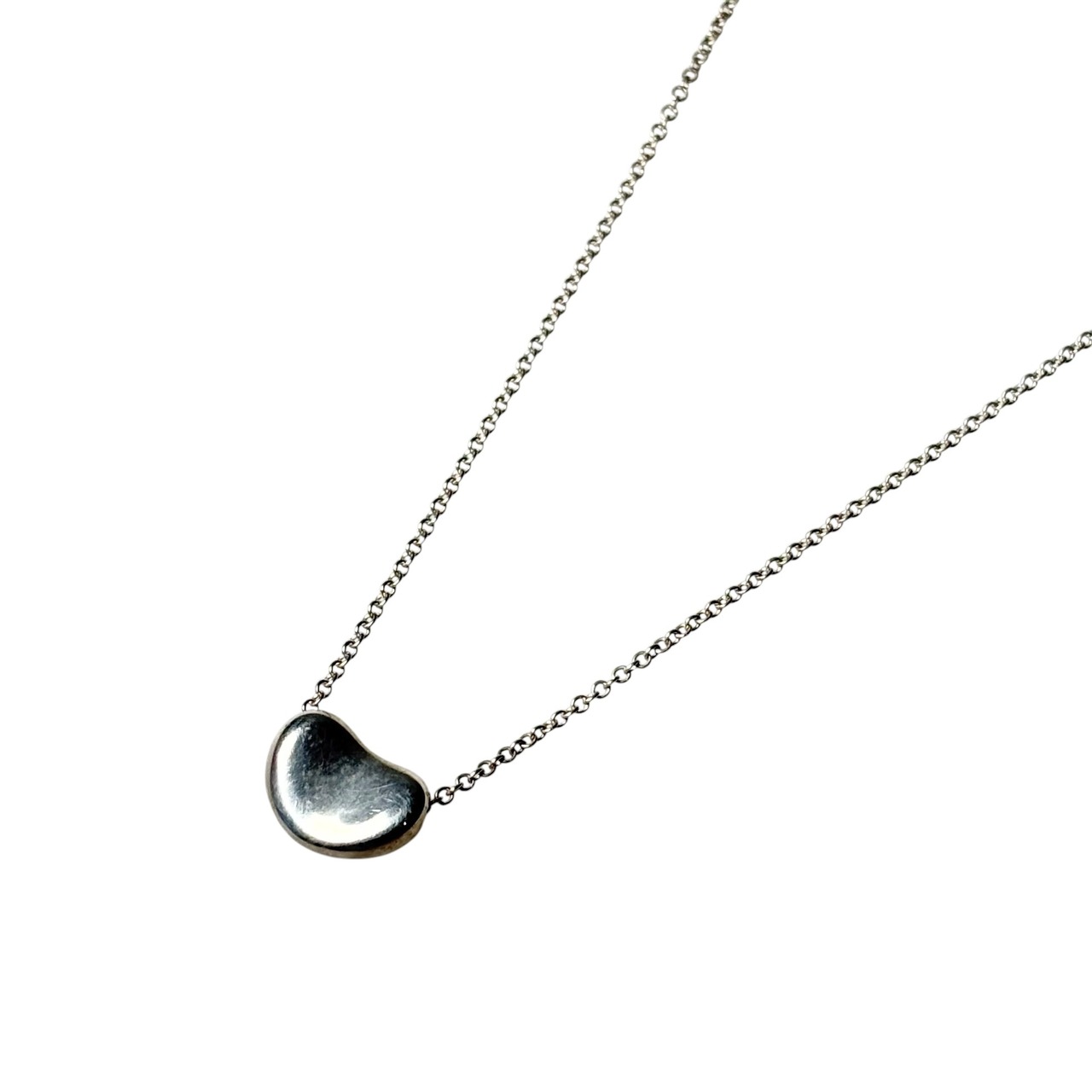 vintage TIFFANY silver “beans” pendant necklace