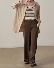 Center stitch easy wide Pants T20265