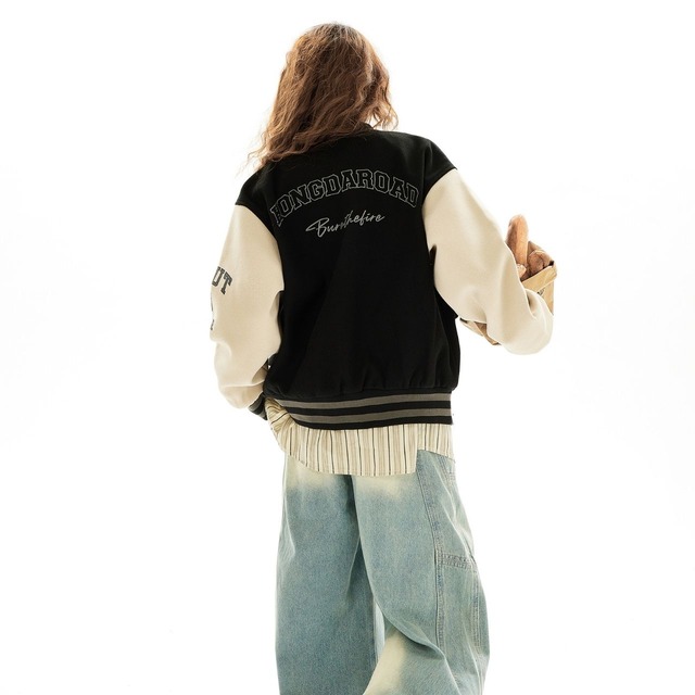 カレッジバイカラールーズスタジャン R01302