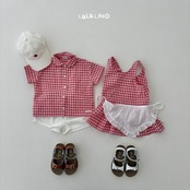 【取寄/韓国直送】LALALAND 26/SM （Kids）ティルダ半袖シャツ｜夏服｜韓国子供服