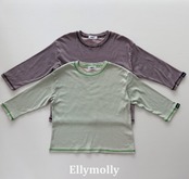 【取寄/韓国直送】Elly molly リブメローT|秋服|韓国子供服|26/AT