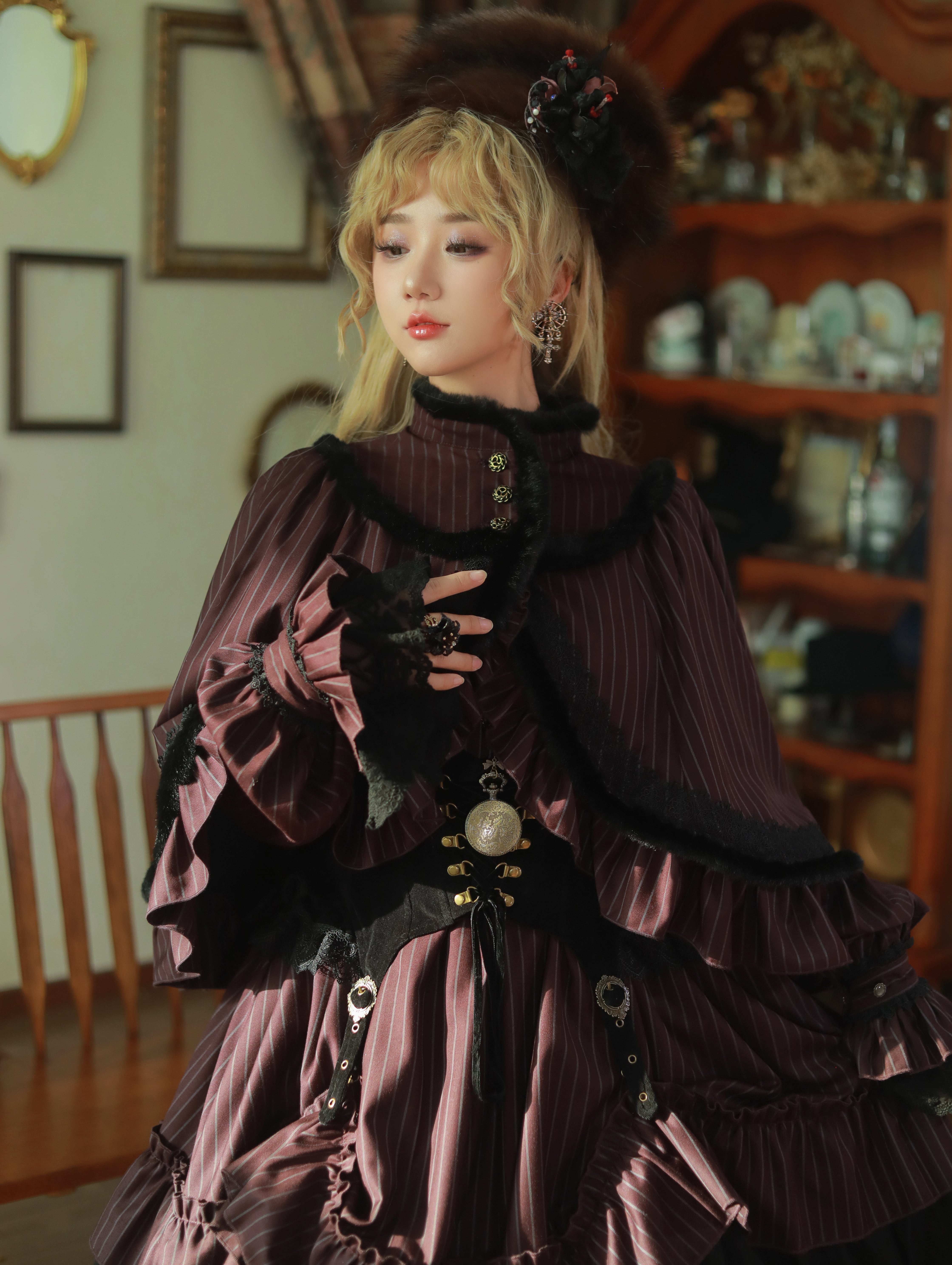 リリィ・リドル ファー帽子 | HoshibakoWorks