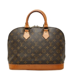 ルイ ヴィトン モノグラム アルマPM 旧型 ハンドバッグ M51130 ブラウン PVC レザー レディース LOUIS VUITTON 中古