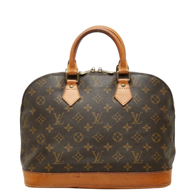 ルイ ヴィトン モノグラム アルマPM 旧型 ハンドバッグ M51130 ブラウン PVC レザー レディース LOUIS VUITTON 中古