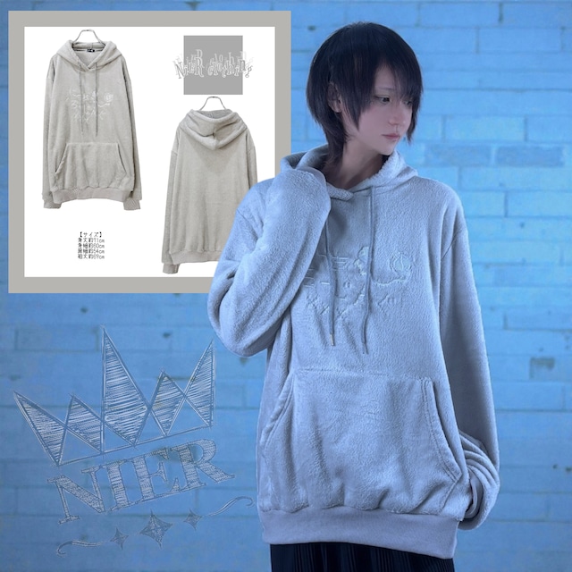 《祝‼︎新年‼︎先着66点限定66%OFF MEGA SALE》さらふわGRAY PULLOVER PARKA【にーあくろーじんぐ】