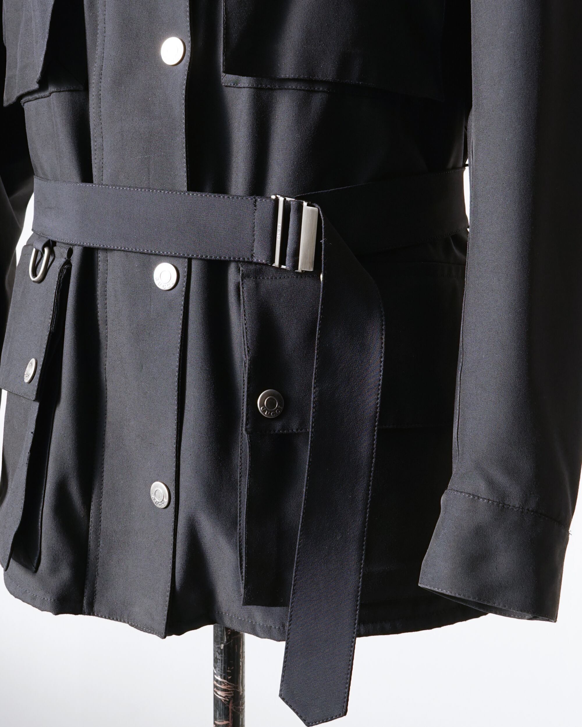GUCCI BY TOM FORD サファリジャケット トムフォード期 ブラック GUCCI by TOM FORD〉Safari Jacket | restation-homme