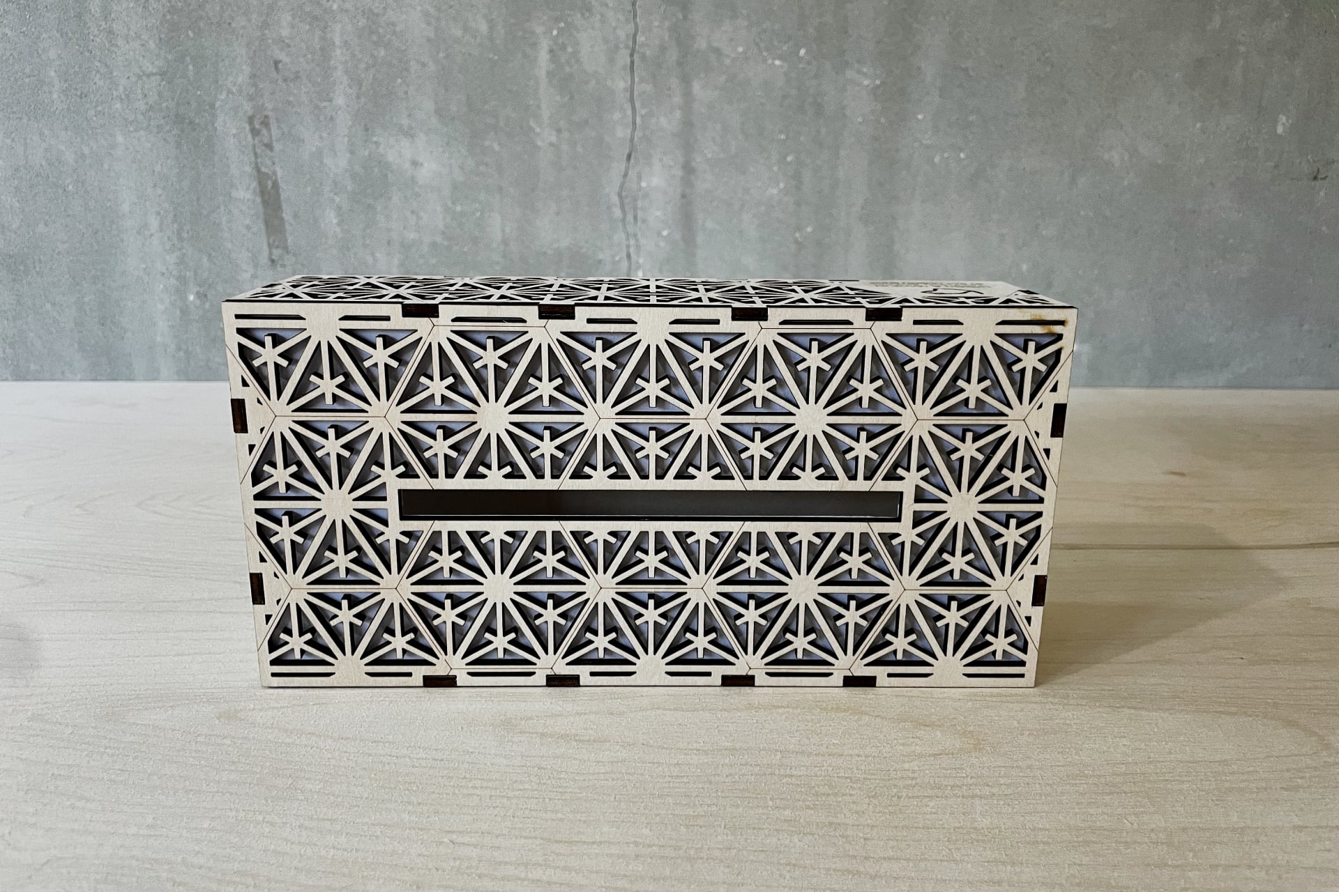 組子風ティッシュボックス / Kumiko Tissue Box | RAT Design Shop