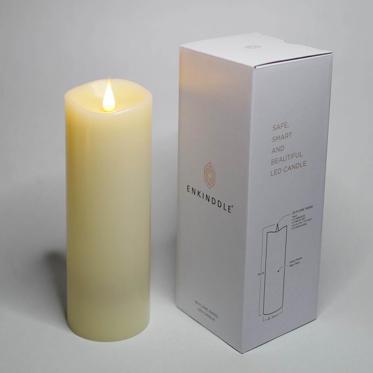 ENKINDDLE LEDキャンドル 3本セット