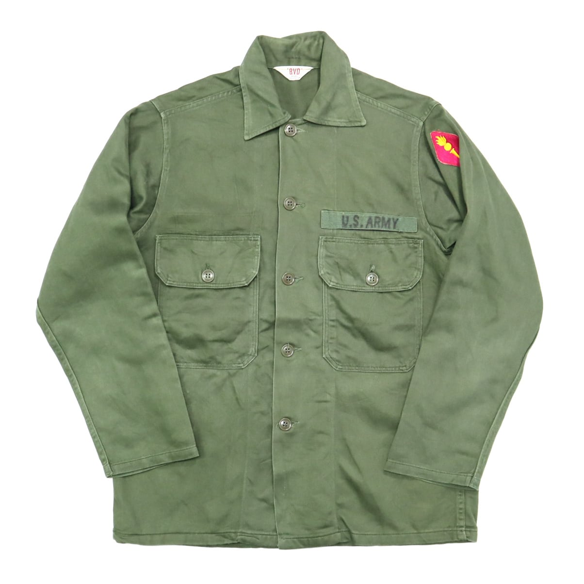 B.V.D. 16-17 50s 60s BVD ヴィンテージシャツ 60s BVD ビーブイディー ユーティリティー シャツ 米軍 US ARMY