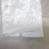 FAERIESTY ホワイト系 ワンピース ドレス ウエディングドレス マーメイド 前撮り 結婚式 白 無地 シンプル 伸縮 ストレッチ フリル リボン ヘアアクセサリー ティアラ ネックレス ピアス アームカバー 華やか ポーチ シルバー系 ピンク系