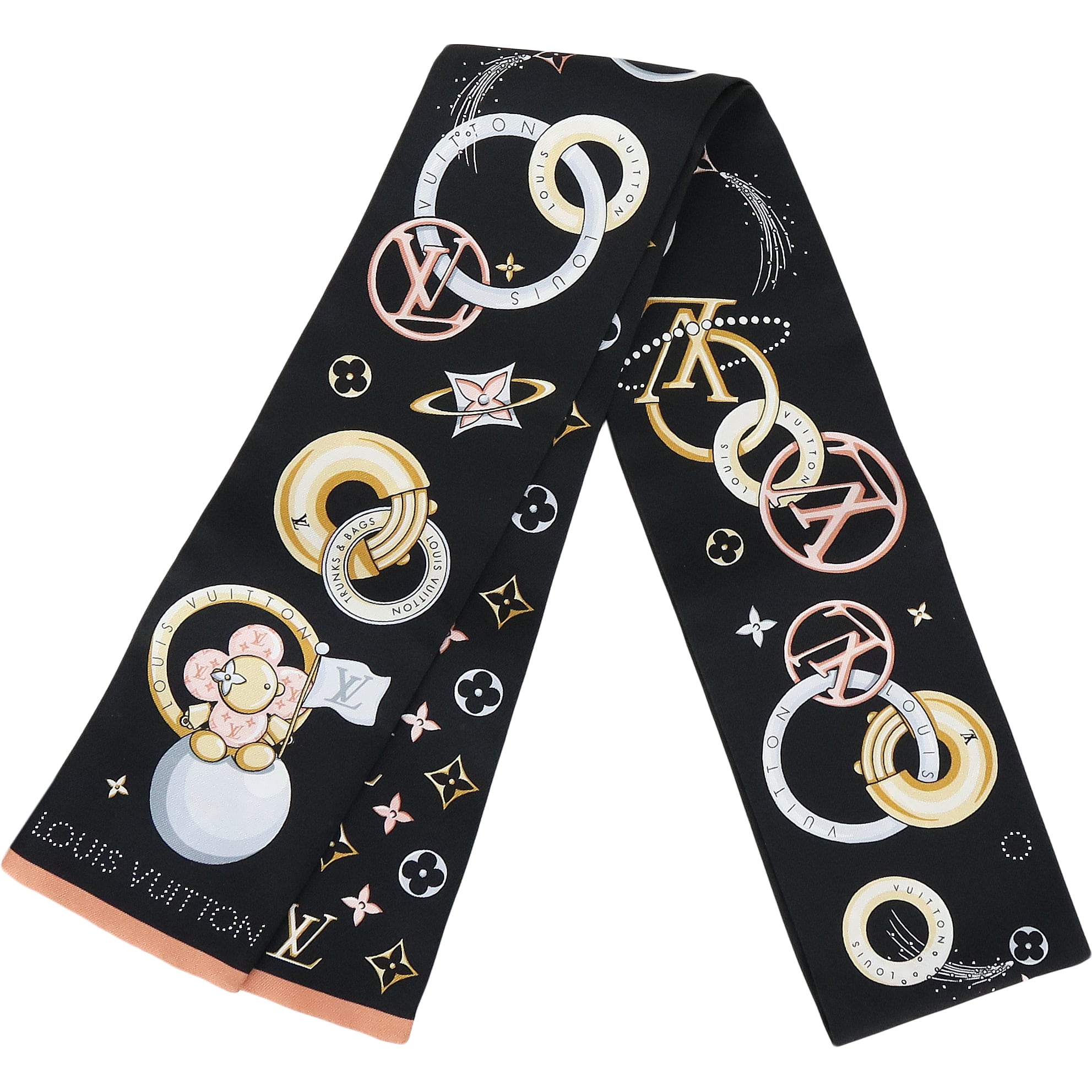 New LOUIS VUITTON ルイヴィトン スカーフ バンドー・ヴィヴィエンヌ