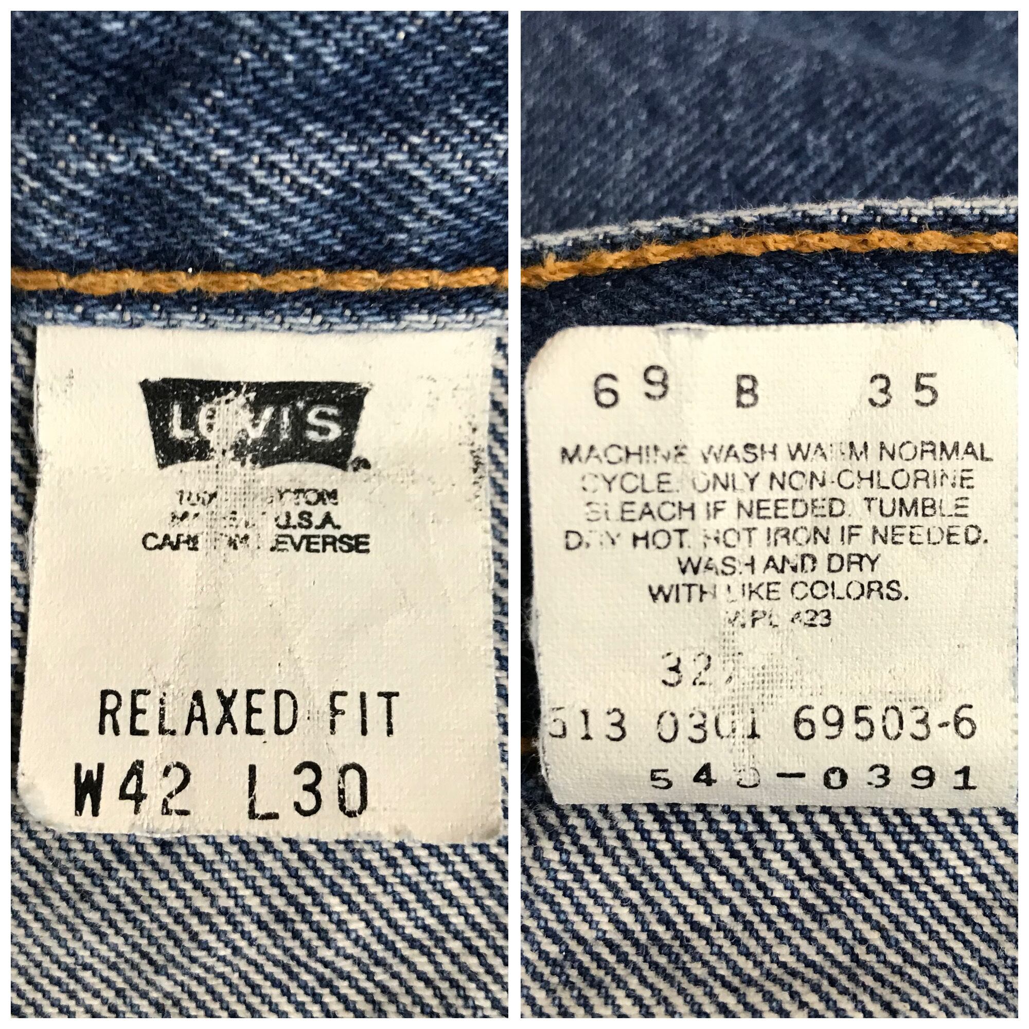 ☆ビッグサイズ USA製 00s Levi's RELAXED FIT Denim Pants リーバイス