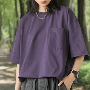 Oversized Crew Neck T-Shirt ‐2col‐ A0350