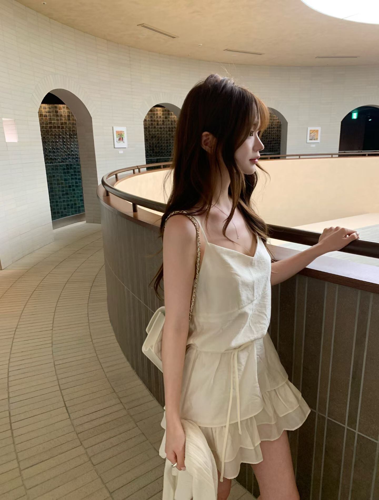 (予約) vegetable / Tia frill onepiece