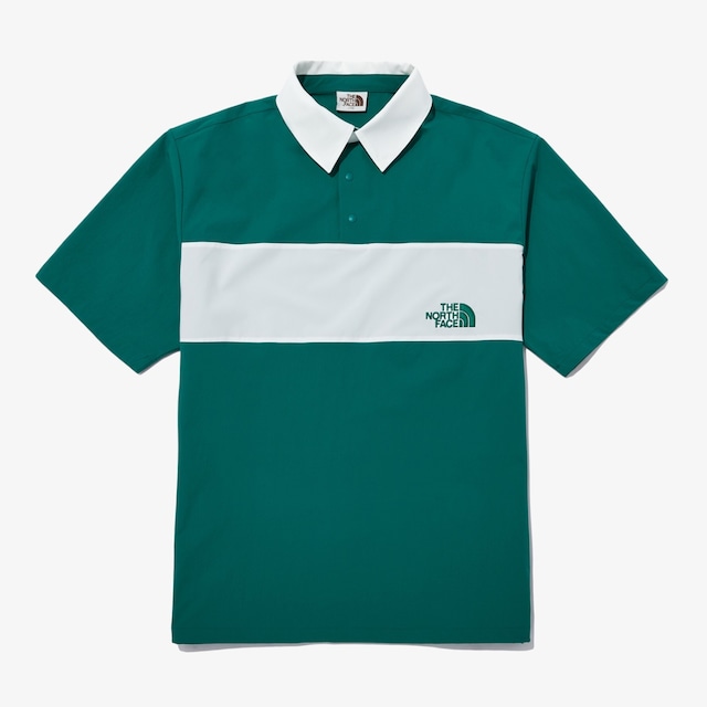 [THE NORTH FACE] FIELD S/S POLO GREEN 正規品 韓国ブランド 韓国代行 韓国通販 韓国ファッション ノースフェイス ホワイトレーベル