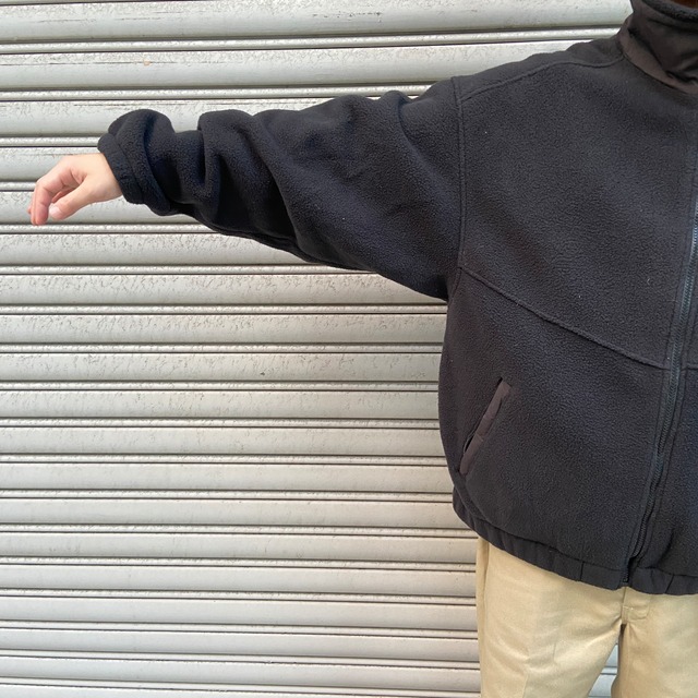 90s EddieBauer EBTEK ポーラテックフリースジャケット　黒　M