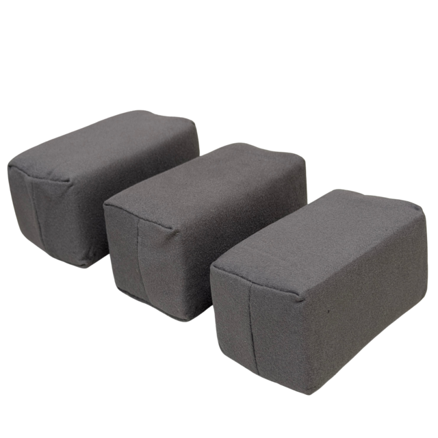 硬化系コーティング施工用アプリケーター 3個セット｜約9×5×5cm