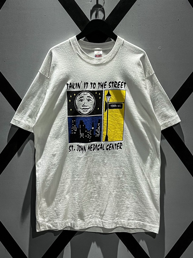 【X VINTAGE】80〜90's Artistic Print Design T-Shirt