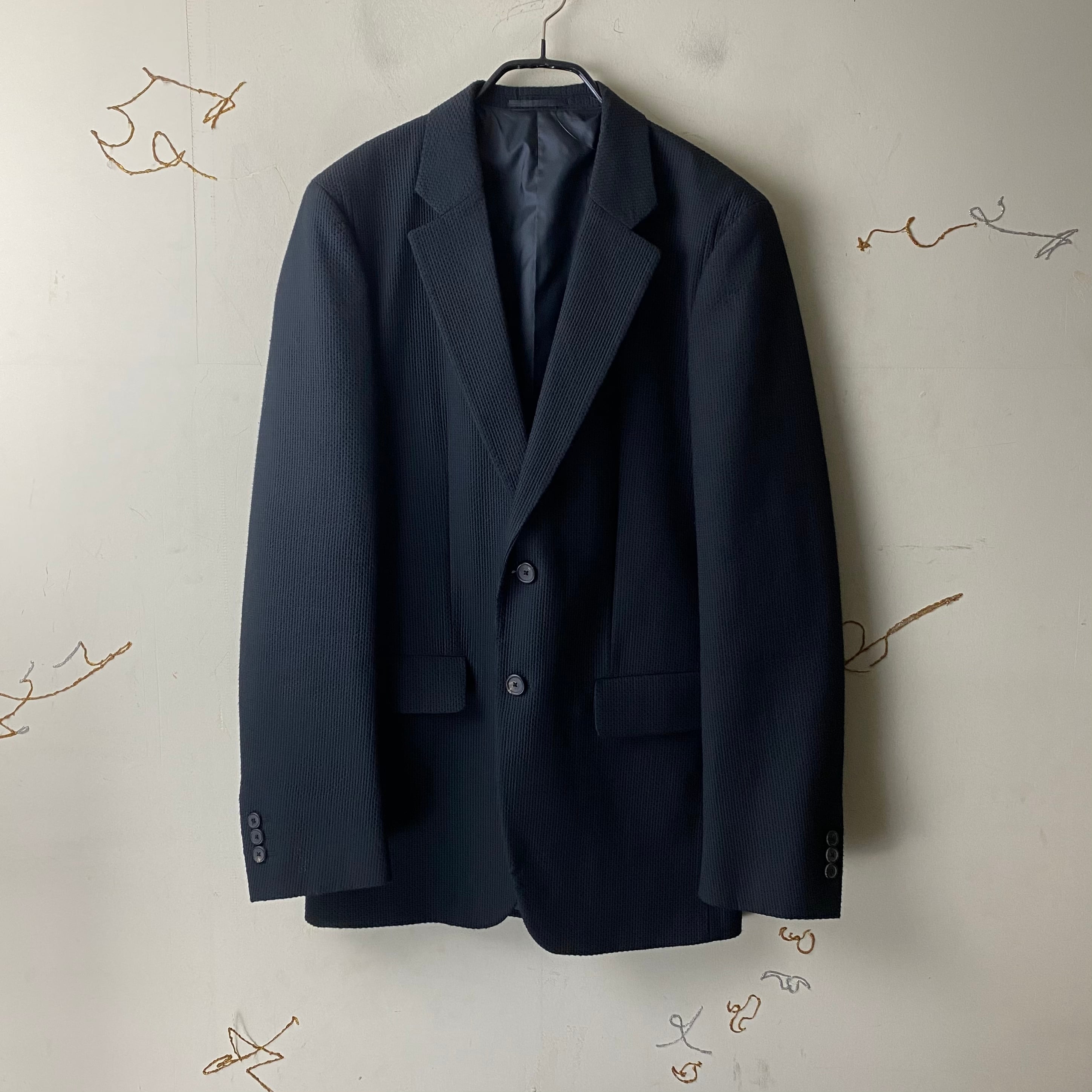 JIL SANDER rare fabric tailored jacket | NOIR ONLINE
