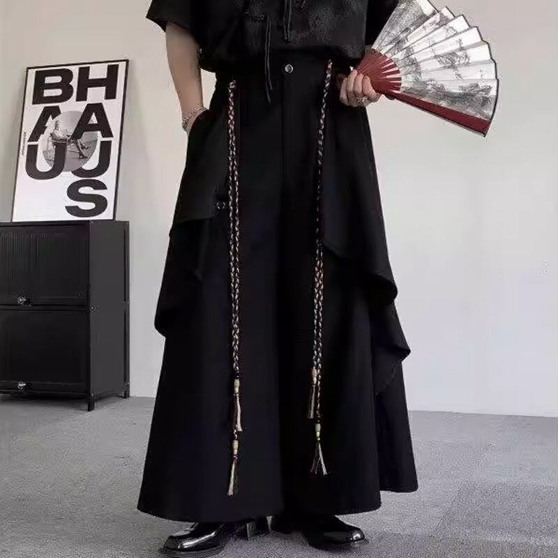 ハイウエストレイヤードワイドパンツ 1color MPA0138