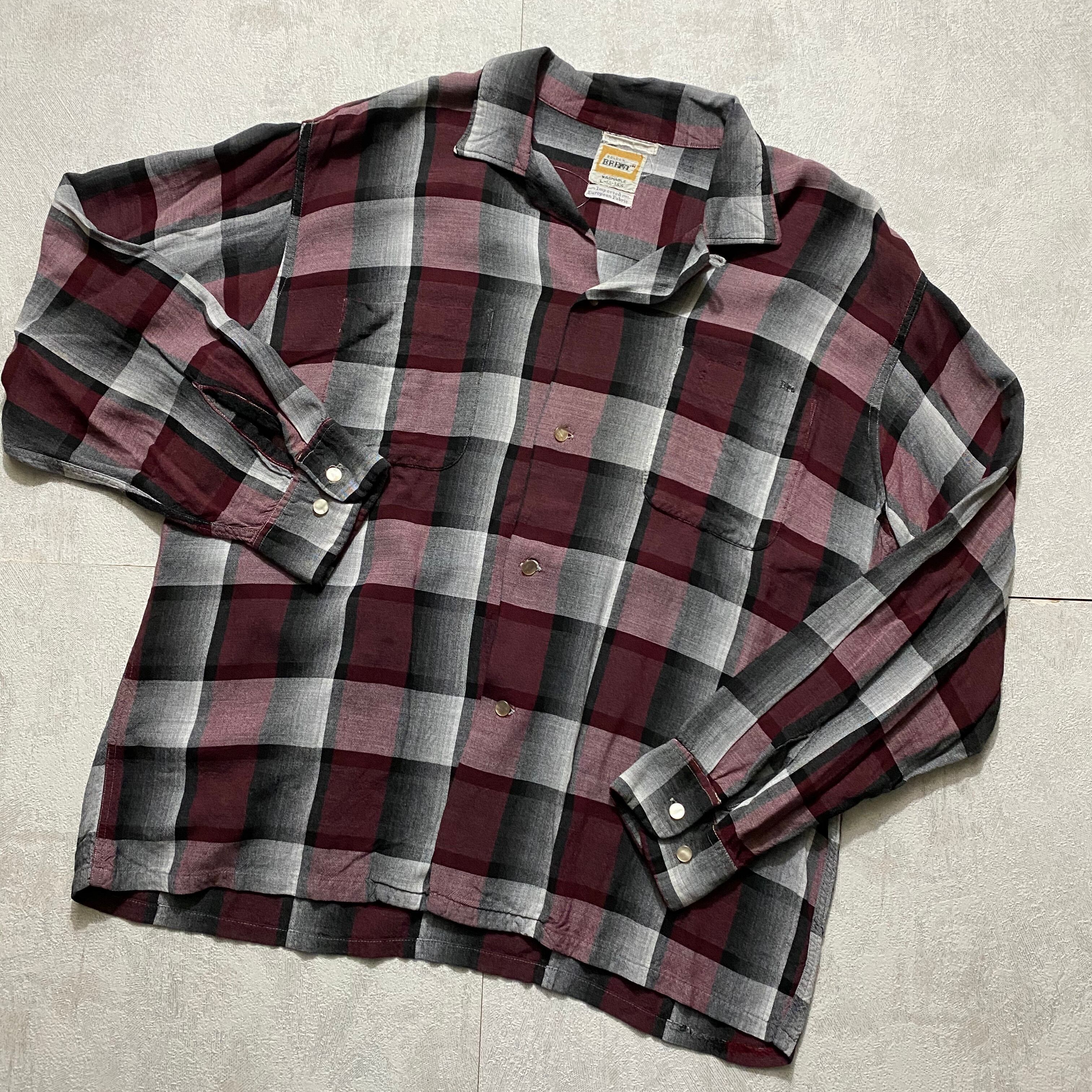 LIZ WEAR OMBRE CHECK RAYON SHIRT