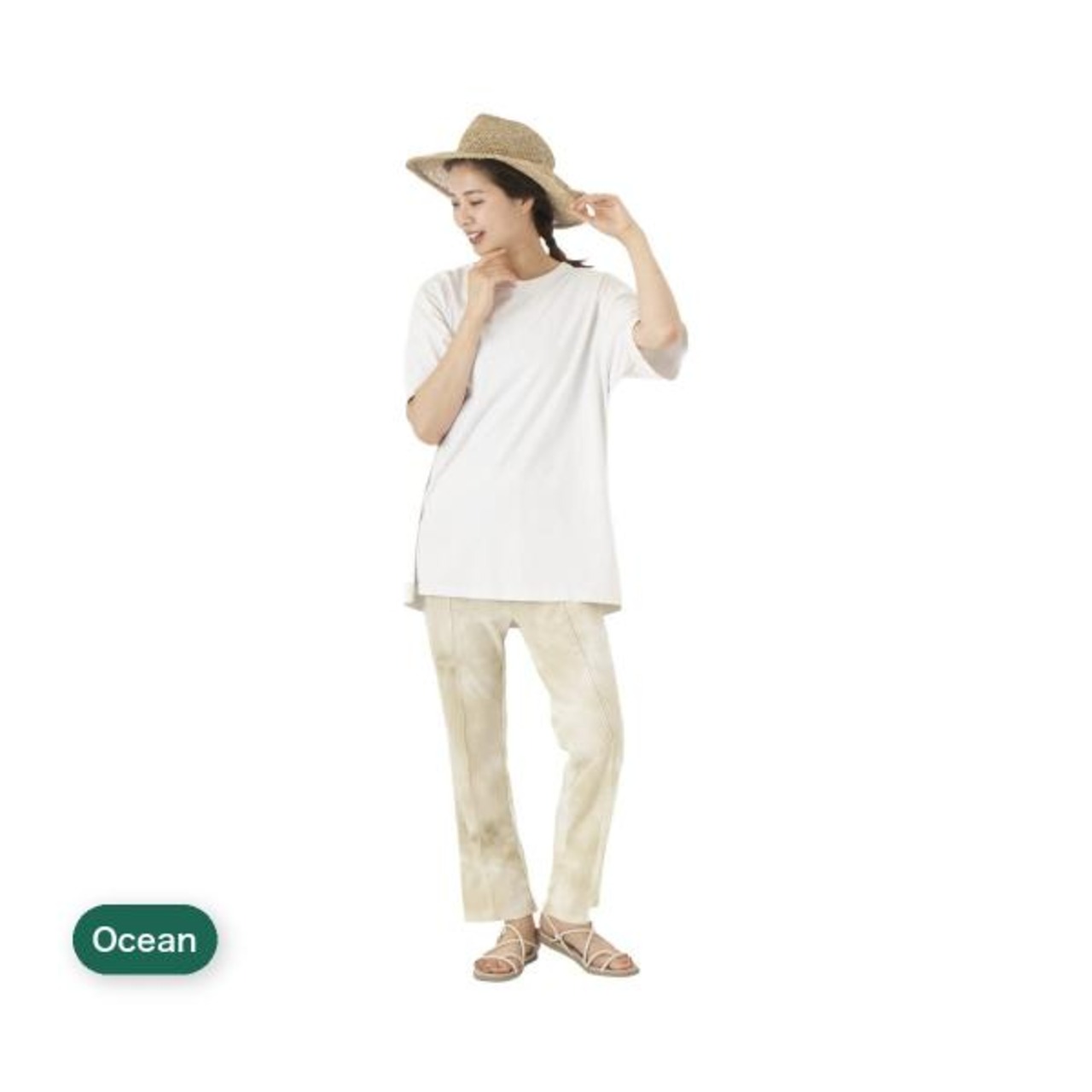 【2セット】オーシャンパシフィック レディース UVカット パンツ