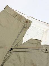 60s US ARMY KHAKI TROUSERS Size W30L31→W29L30
