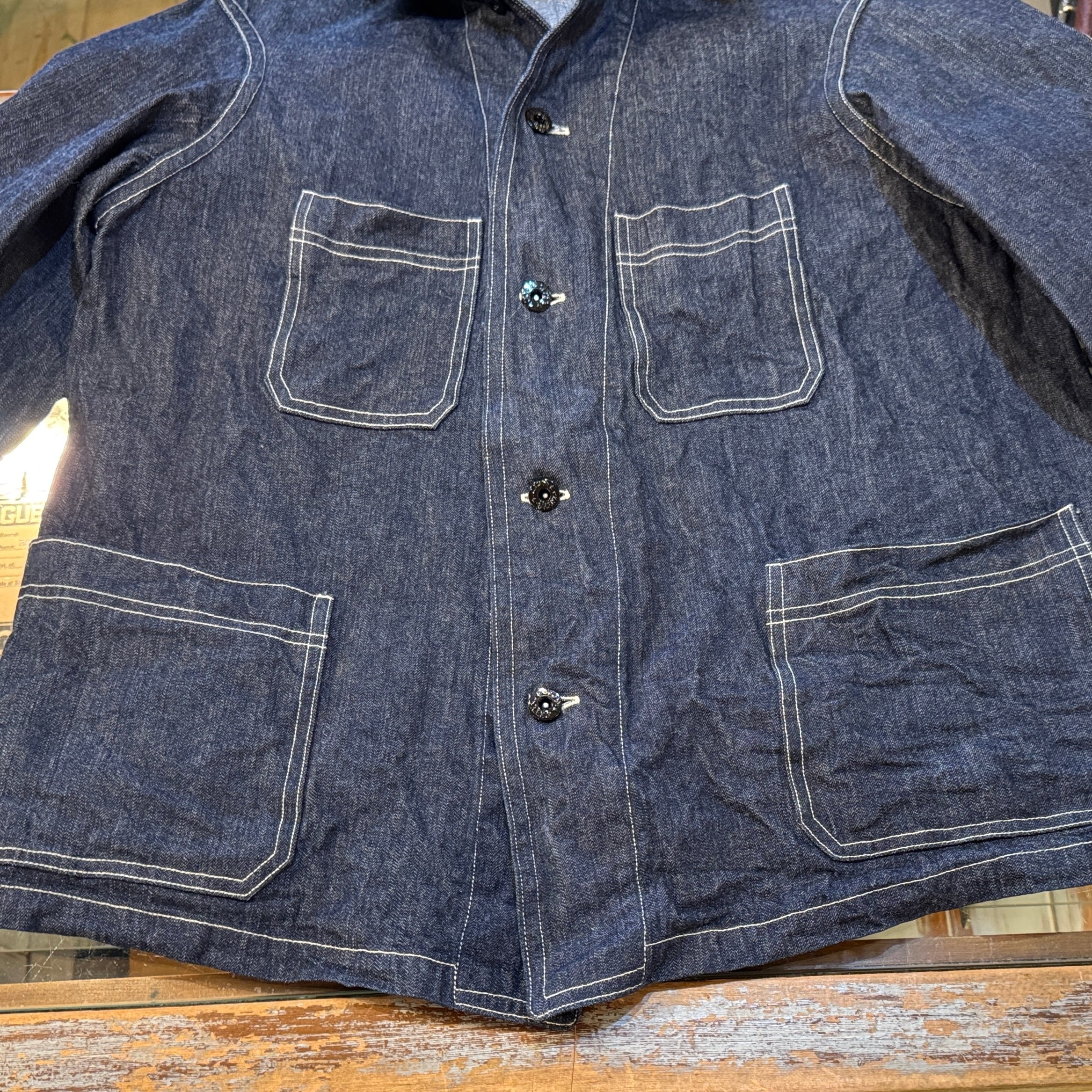 ジャケット・アウター LION BRAND Denim Coverall Jacket SIZE44 LION BRAND Denim Coverall Jacket LOT LION 01 Jacket | dapper's