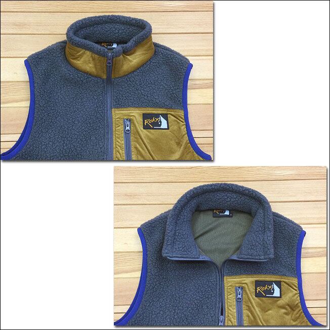 ROKX ロックス BERBER VEST バーバーベスト NEWFORGEGREY グレー ボアフリース アウトドア クライミング POLARTEC ポーラテック THERMAL PRO BOA RXMF194074