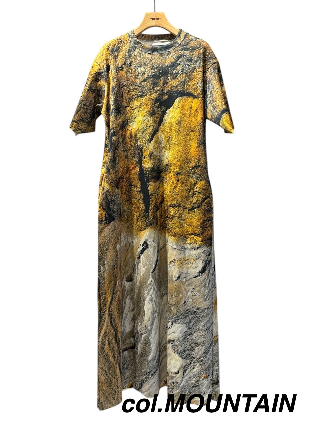 【25SS】NONTOKYO ノントーキョー / PRINT RIB HALF SLEEVE ONE-PIECE / プリントリブ半袖ワンピース - 6