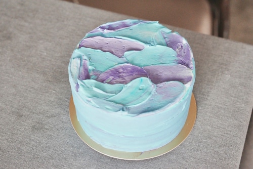 センイルバタークリーム（水色/紫）