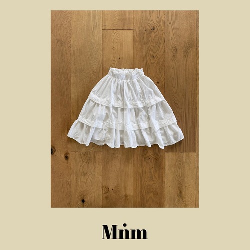 MINIMAL 2nd［取寄］mori cancan skirt 26summer