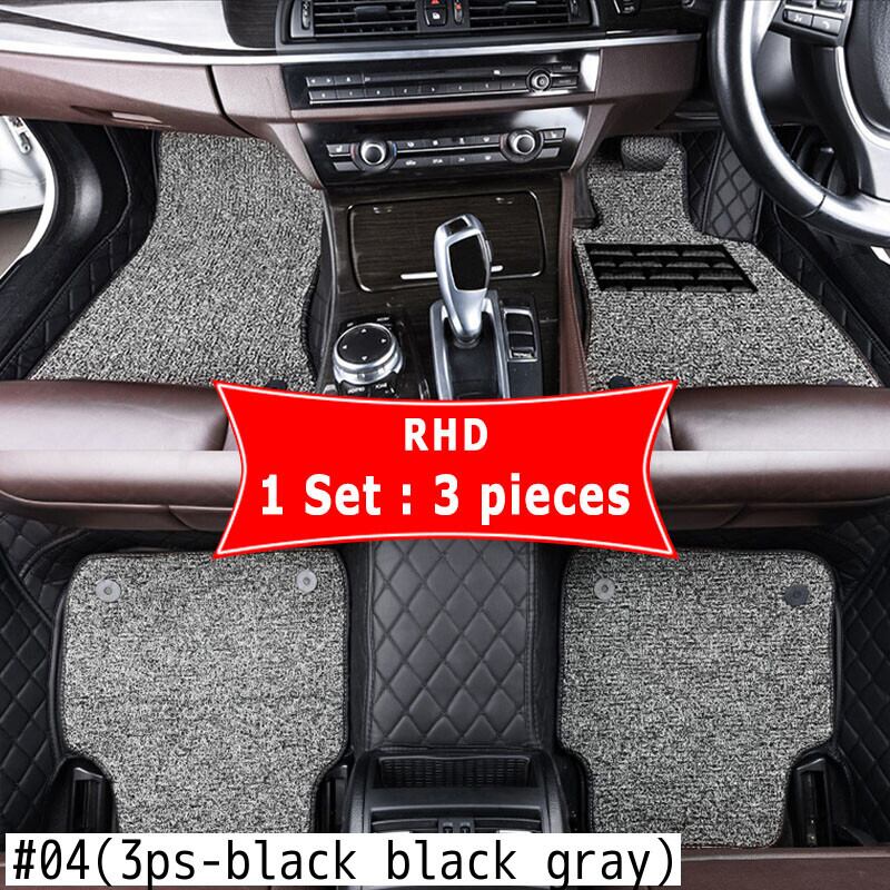 新作 RHDカーフロアマットメルセデスベンツGLE2020（5席）高級2層